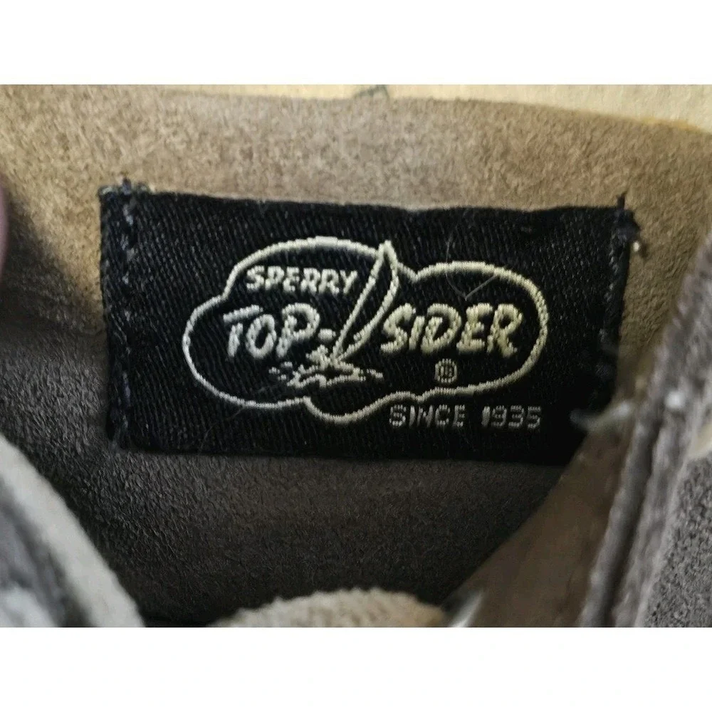 Sperry Top-Sider Largo 3-Eyelet Brown Suede Boat Shoes Men's Size 8.5 M